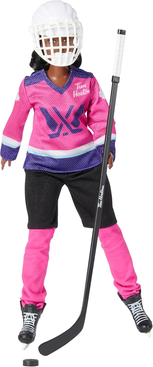 Barbie Tim Hortons x PWHL Doll - Brunette Toys & Games Mattel