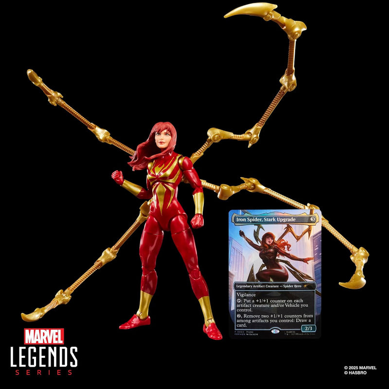 Magic: The Gathering TCG: Spider-Man Legends - Iron Spider Action Figure & Card Toys & Games Marvel