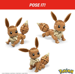 MEGA Pokemon: Jumbo Eevee - 824 Piece Building Set - Articulated and Poseable Toys & Games Mattel