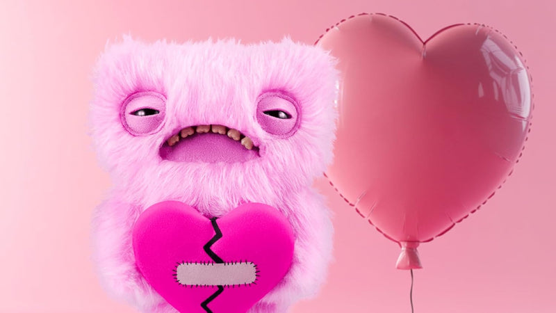 Fuggler: Love Fugg - Wide Eyed Weirdo Pink Collectible Plush Toys & Games Zuru