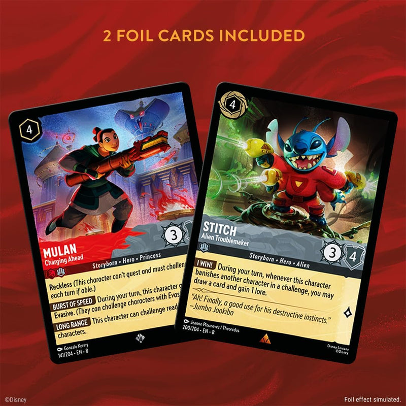 Disney Lorcana TCG: Reign of Jafar Starter Decks - 2 Decks Card Game Ravensburger