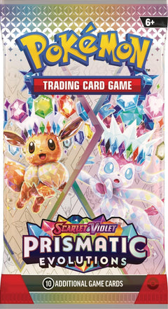 Pokemon TCG: Scarlet & Violet Prismatic Evolutions - 2 Pack Blister & Eevee Promo Card Game Pokemon