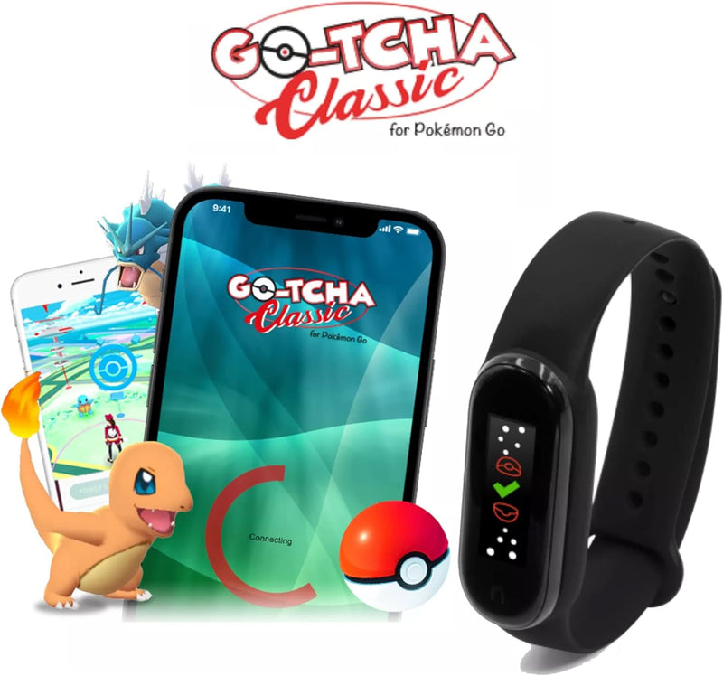 Datel Pokemon GO-TCHA Classic Wristband for Pokemon Go - iPhone & Android BLACK Toys & Games Datel