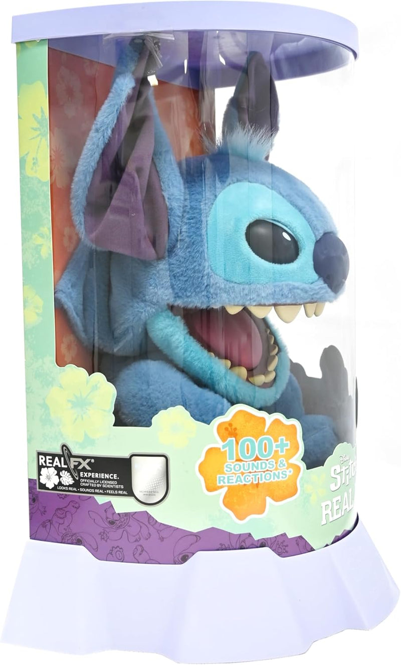 WOW! Stuff: RealFX Disney Stitch - 18" Puppetronic Animatronic Plush Toys & Games Wow! Stuff