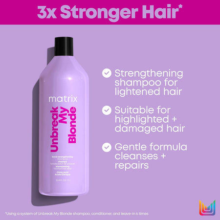 Matrix Unbreak My Blonde Shampoo 1 L (33.8 fl oz) Dry Shampoo Matrix