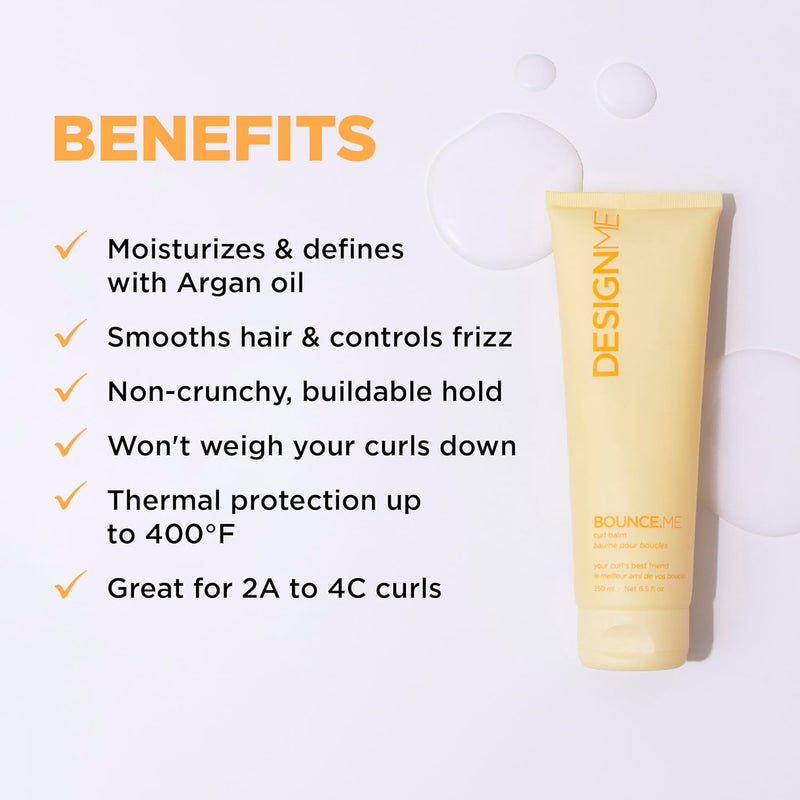 DesignMe Bounce Me Curl Balm 90 mL (3 oz) Pack of 6 Styling DesignMe