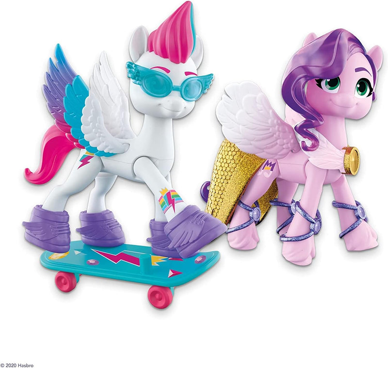 My Little Pony: A New Generation Movie Crystal Adventure Sisters Toy Multipack - 2 Pony Figures and 40 Surprise Accessories Toys & Games Hasbro