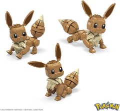 MEGA Pokemon: Jumbo Eevee - 824 Piece Building Set - Articulated and Poseable Toys & Games Mattel
