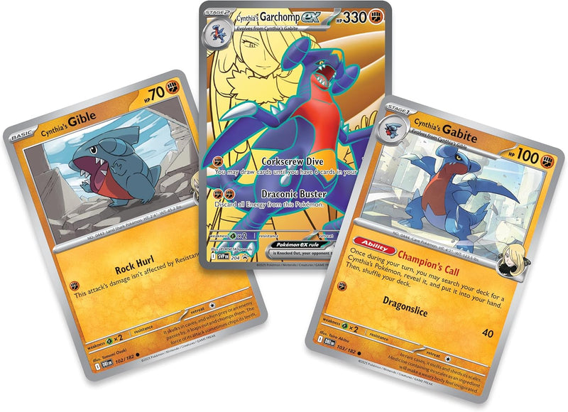 Pokemon TCG: Scarlet & Vioet - Cynthia’s Garchomp ex Premium Collection Card Game Pokemon