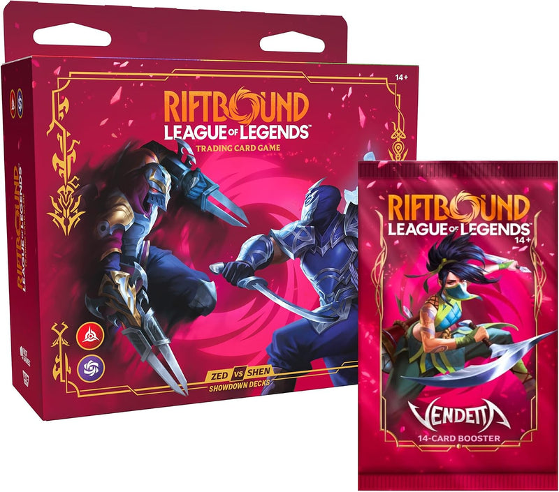 Riftbound League of Legends TCG: Vendetta Zed vs Shen Showdown Deck Card Game UVS Games