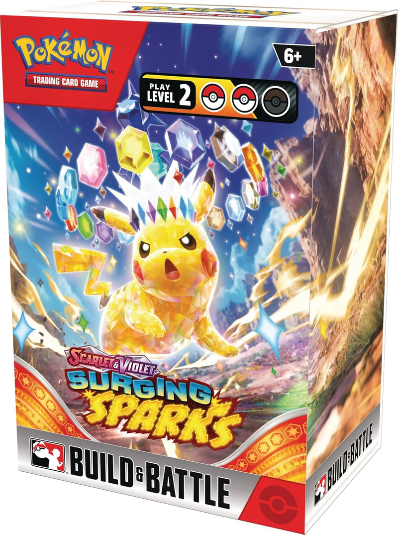 Pokemon TCG: Scarlet & Violet - Surging Sparks Build & Battle Box Card Game Pokemon
