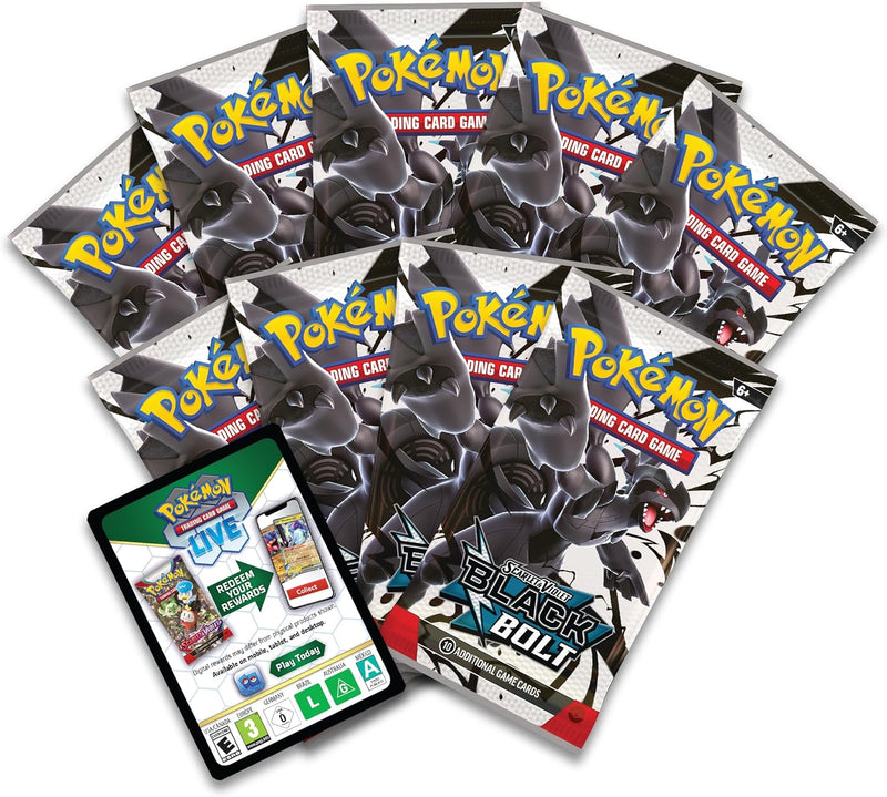 Pokemon TCG: Scarlet & Violet - Black Bolt Elite Trainer Box Card Game Pokemon