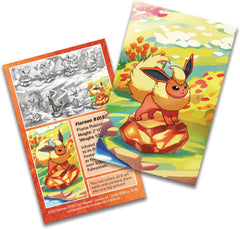 Pokemon TCG: Scarlet & Violet Prismatic Evolutions Mini Tin - Flareon Card Game Pokemon