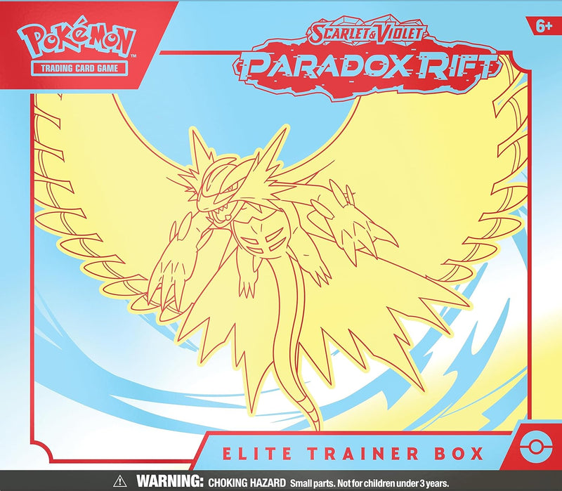Pokemon TCG: Scarlet & Violet - Paradox Rift Elite Trainer Box - Roaring Moon Card Game Pokemon
