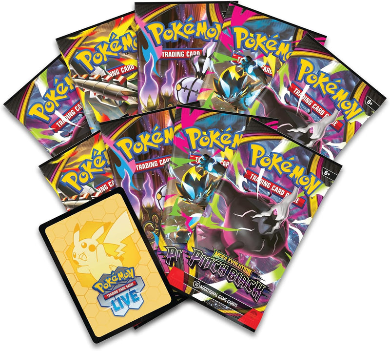 Pokemon TCG: Mega Evolution - Pitch Black Elite Trainer Box Card Game Pokemon