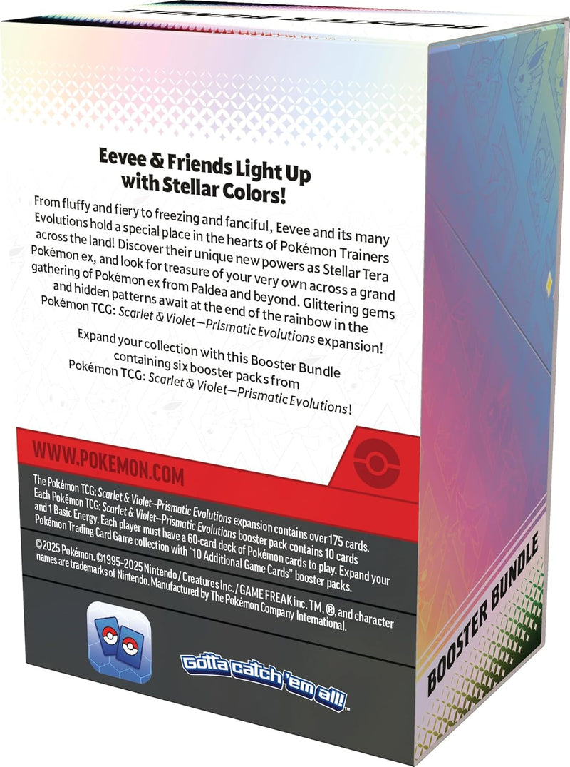 Pokemon TCG: Scarlet & Violet Prismatic Evolutions Booster Bundle Card Game Pokemon