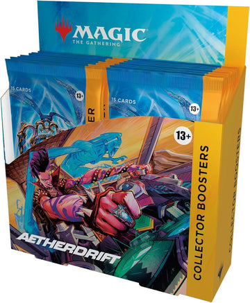 Magic: The Gathering MTG TCG: Aetherdrift Collector Booster Box - 12 Packs Card Game Wizards of the Coast