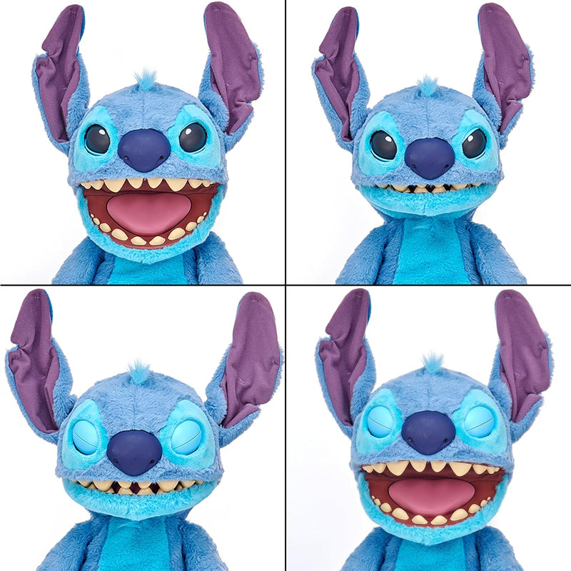 WOW! Stuff: RealFX Disney Stitch - 18" Puppetronic Animatronic Plush Toys & Games Wow! Stuff