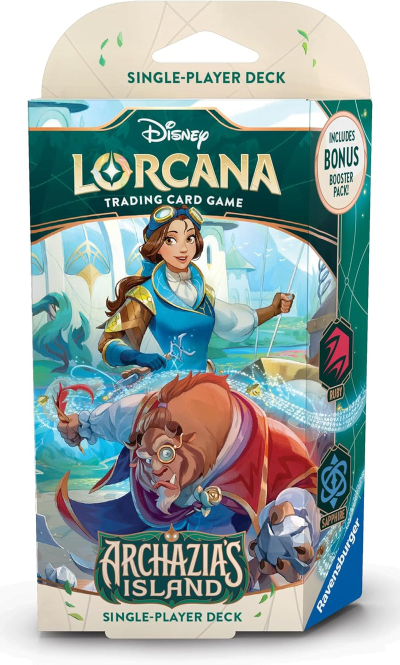 Disney Lorcana TCG: Archazia's Island Starter Decks - 2 Decks Card Game Ravensburger