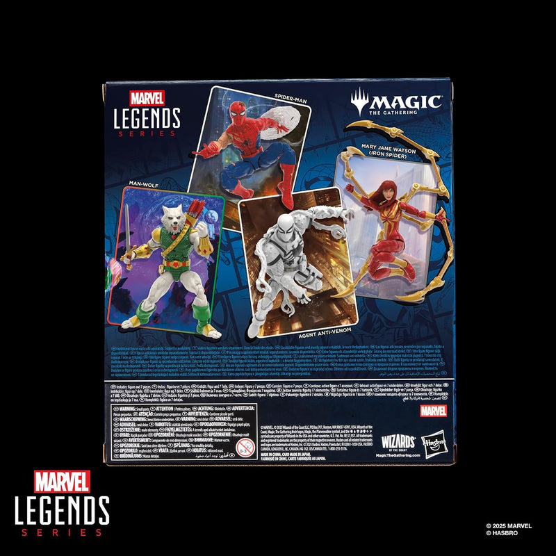 Magic: The Gathering TCG: Spider-Man Legends - Man-Wolf Action Figure & Card Toys & Games Marvel