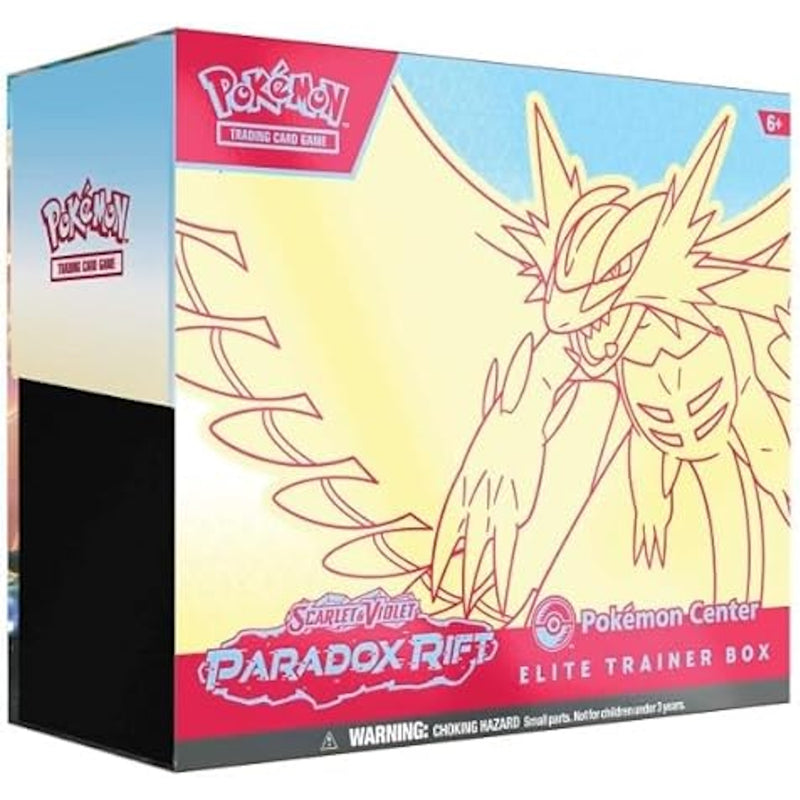 Pokemon TCG: Scarlet and Violet Paradox Rift Pokemon Center Elite Trainer Box - Roaring Moon Card Game Pokemon