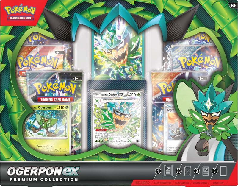 Pokemon TCG: Ogerpon EX Premium Collection Box Card Game Pokemon