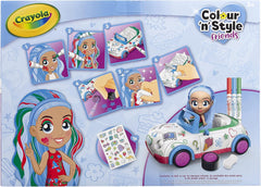 CRAYOLA Colour 'n' Style Friends: Bluebell - Coupe Playset Bonus: Includes Magic Dry-Erase Pens Toys & Games Crayola