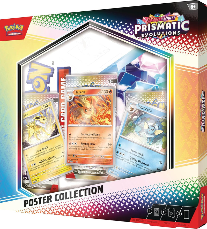 Pokemon TCG: Scarlet & Violet - Prismatic Evolutions Poster Collection Card Game Pokemon