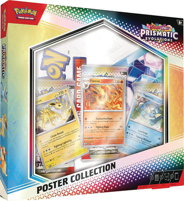 Pokemon TCG: Scarlet & Violet - Prismatic Evolutions Poster Collection Card Game Pokemon