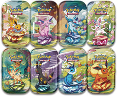 Pokemon TCG: Scarlet & Violet Prismatic Evolutions Mini Tin - Flareon Card Game Pokemon