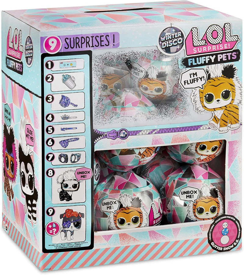 L.O.L. Surprise! Fluffy Pets Winter Disco Series with Removable Fur