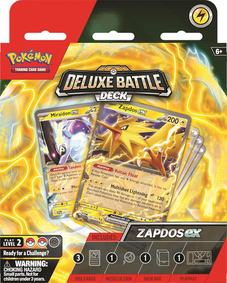 Pokemon TCG: Zapdos Ex - Deluxe Battle Deck Card Game Pokemon
