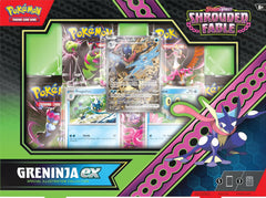 Pokemon TCG: Scarlet & Violet - Shrouded Fable Greninja Ex Special Illustration Collection - 5 Packs Card Game Pokemon