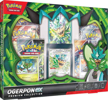 Pokemon TCG: Ogerpon EX Premium Collection Box Card Game Pokemon