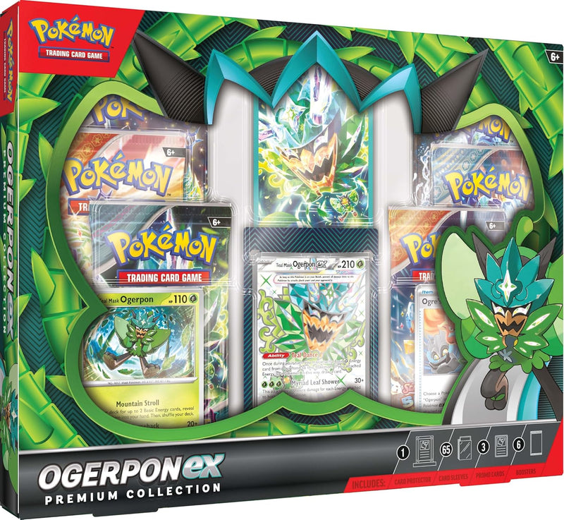 Pokemon TCG: Ogerpon EX Premium Collection Box Card Game Pokemon