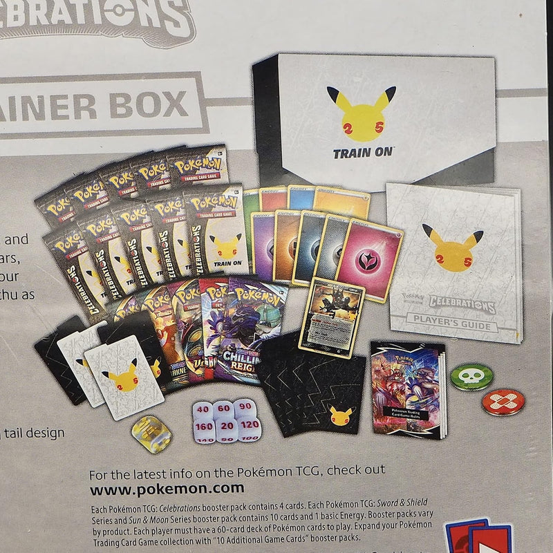 Pokemon TCG: 25th Anniversary Celebrations Elite Trainer Box Card Game Pokemon