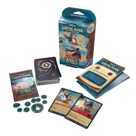 Disney Lorcana TCG: Azurite Sea Starter Deck - Amber & Ruby Card Game Ravensburger