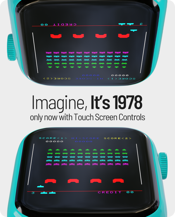 My Play Watch: Space Invaders - Yellow Accessories My Play Watch