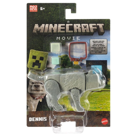 A Minecraft Movie: Dennis - 4" Action Figure Toys & Games Mattel