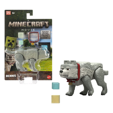 A Minecraft Movie: Dennis - 4" Action Figure Toys & Games Mattel