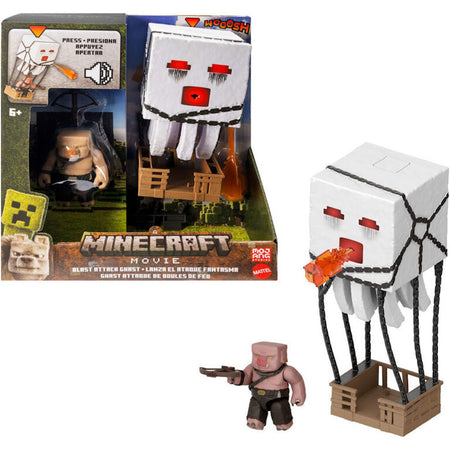 A Minecraft Movie: Blast Attack Ghast Playset Toys & Games Mattel
