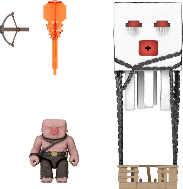A Minecraft Movie: Blast Attack Ghast Playset Toys & Games Mattel