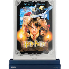 Agoro: Harry Potter Movie Poster - Harry Potter and the Sorcerer's Stone Silver Foil Collectible Agoro