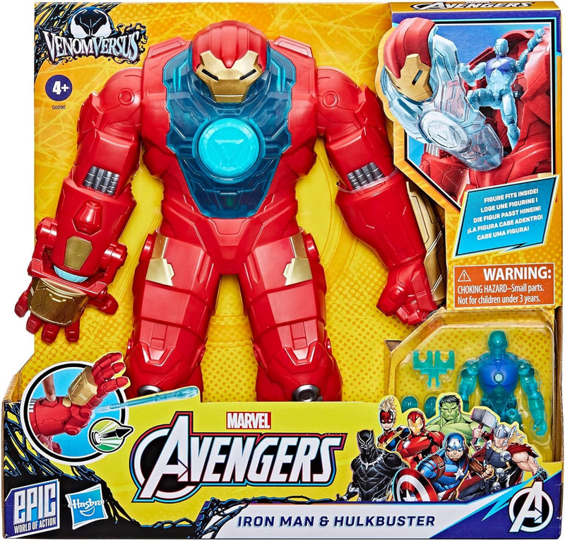 Avengers Venomversus: Iron Man and Hulkbuster Action Figure Set Toys & Games Hasbro