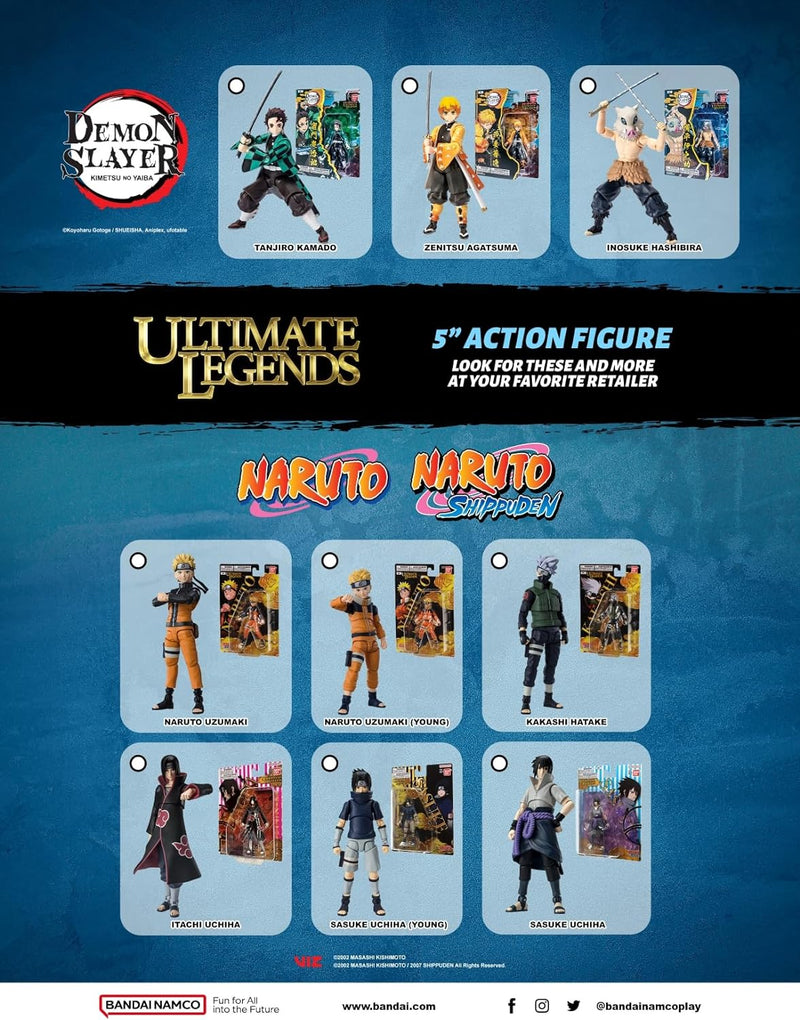 Ultimate Legends: Demon Slayer Inosuke Hashibira - 5" Action Figure Toys & Games Bandai Namco