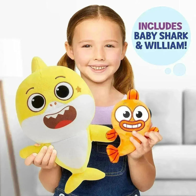 Baby Shark's Big Show!: Swing and Swing Baby Shark Plush 12" + William Plush 7" Toys & Games WowWee