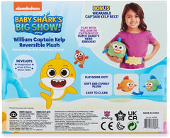 Baby Shark's Big Show!: William and Captain Kelp Reversible Plush Toys & Games WowWee