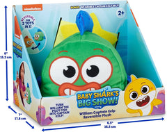 Baby Shark's Big Show!: William and Captain Kelp Reversible Plush Toys & Games WowWee