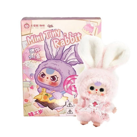 Baby Three: Mini Tiny Rabbit Plush Blind Box - 1 Random Figure Toys & Games Big beautiful (Dongguan) Toy Co.