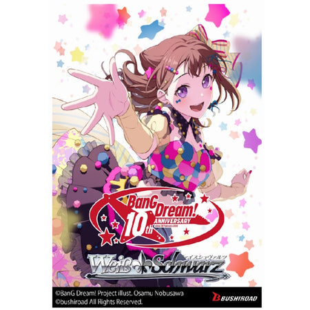 Weiss Schwarz TCG: BanG Dream! 10th Anniversary - 6 Packs Card Game Bushiroad